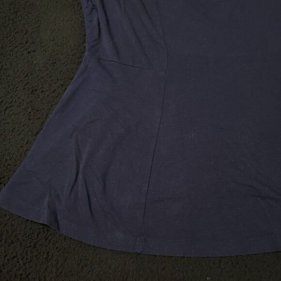 Isaac Mizrahi Live Womens Top Blue Size 1X Cotton Blend Stretch Pullover - Picture 11 of 12